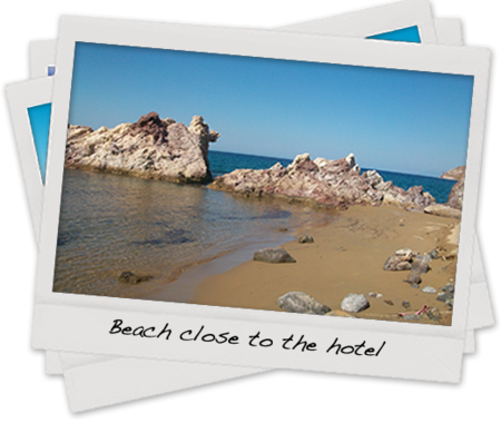 Beach close to the hotel